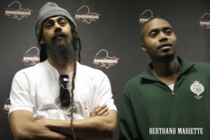Interview de Nas & Damian Marley à l'occasion de l'Orange Rockcorps en concert
